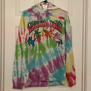 Grateful Dead | 2021 Tie Dye Dancing Bears Graphic Hoodie Sweatshirt